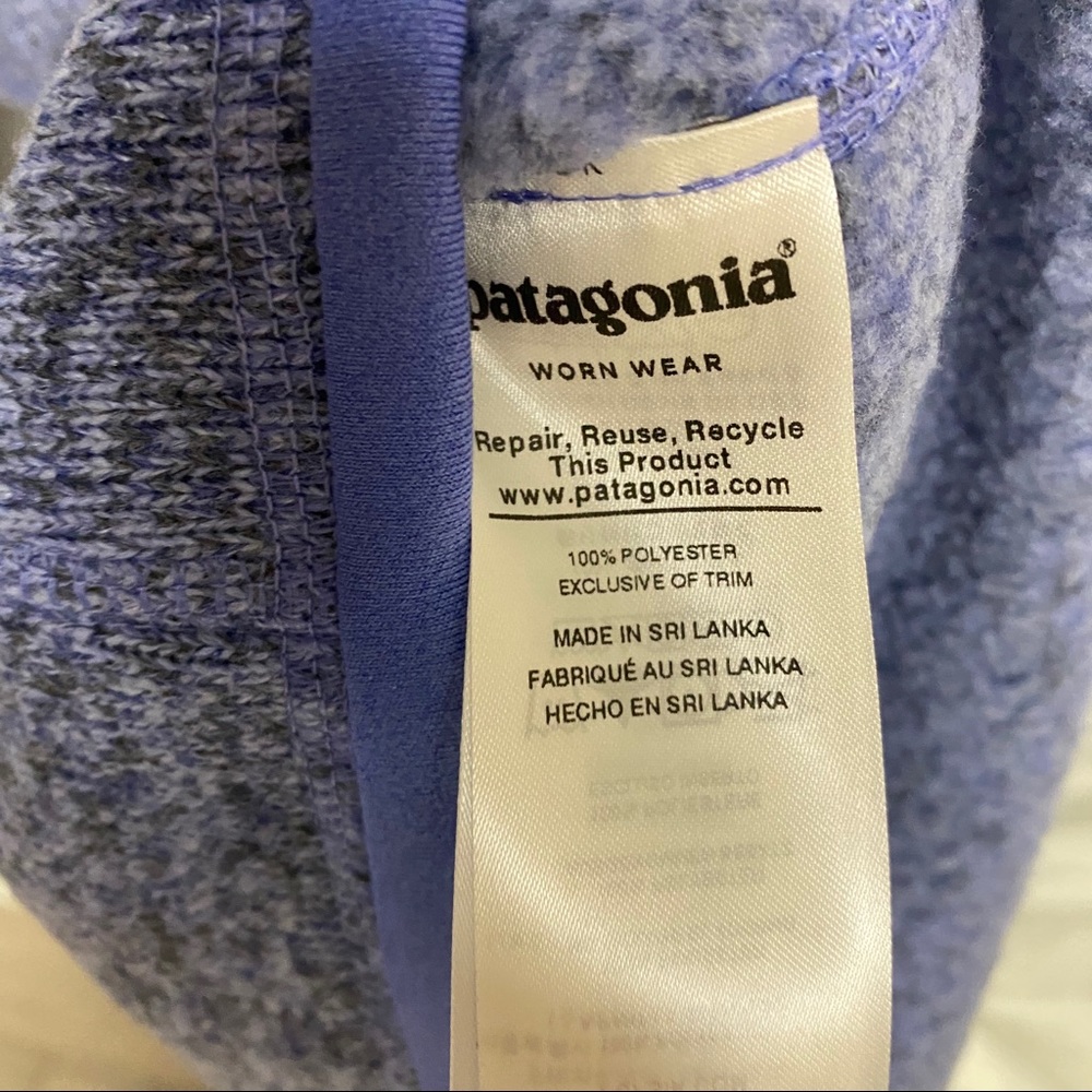 Patagonia Better Sweater Fleece Jacket Light Blue - Picture 6 of 6